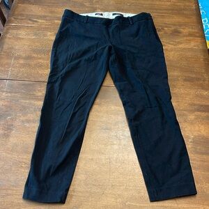 🌸J Crew “Minnie” stretch pants with a side zipper